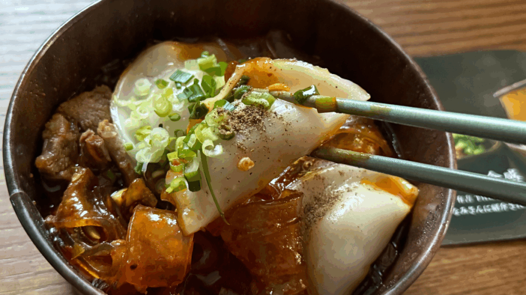 プルプルもちもちの水餃子